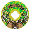 56mm PROVOST BEER VOMIT MINI GREEN 97A SKATEBOARD WHEELS