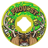 56mm PROVOST BEER VOMIT MINI GREEN 97A SKATEBOARD WHEELS