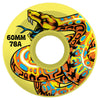 60mm KENDALL SNAKE OG SLIME YELLOW 78A SKATEBOARD WHEELS