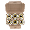 45mm OG EGGS HALF DOZEN MINI CHUBBIES WHITE 99A SKATEBOARD WHEELS