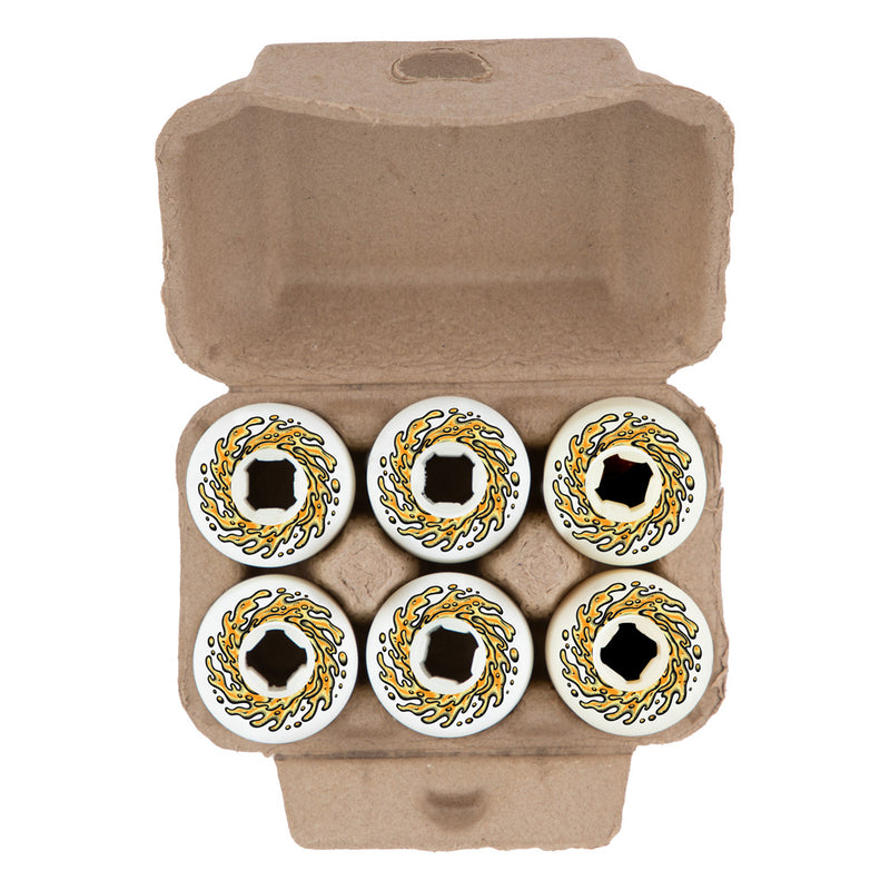 45mm OG EGGS HALF DOZEN MINI CHUBBIES WHITE 99A SKATEBOARD WHEELS