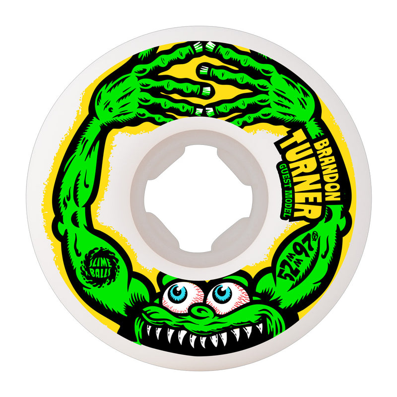 52mm BRANDON TURNER 97A SKATEBOARD WHEELS