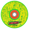 60mm SCREAMING SLIME LIGHT UPS OG SLIME GREEN/YELLOW 78A SKATEBOARD WHEELS