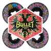 60mm BULLET RIOT BLACK VOMITS 97A SKATEBOARD WHEELS