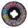 60mm BULLET RIOT BLACK VOMITS 97A SKATEBOARD WHEELS