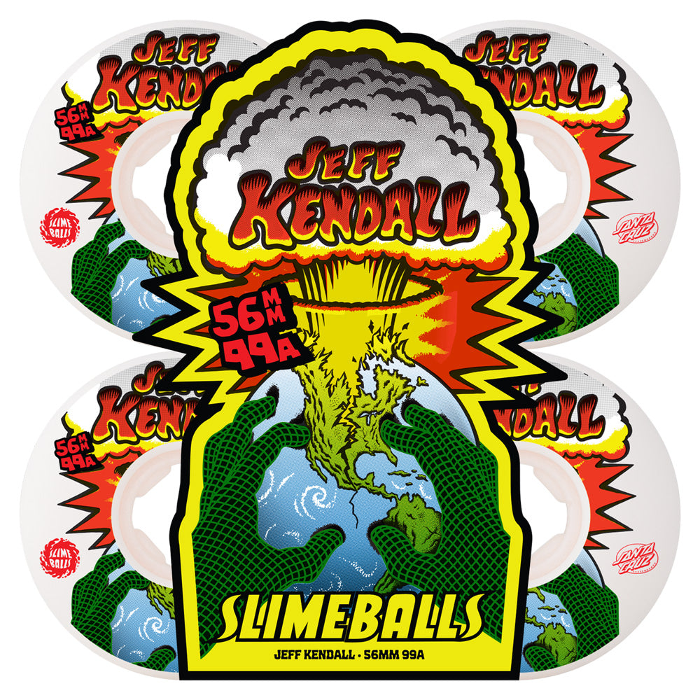 56mm JEFF KENDALL END OF THE WORLD CHUBBIES 99A SKATEBOARD WHEELS