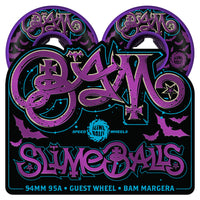 54mm BAM MARGERA HARDLINE 95A SKATEBOARD WHEELS