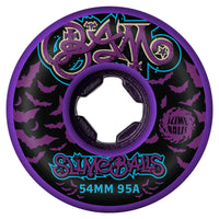 54mm BAM MARGERA HARDLINE 95A SKATEBOARD WHEELS