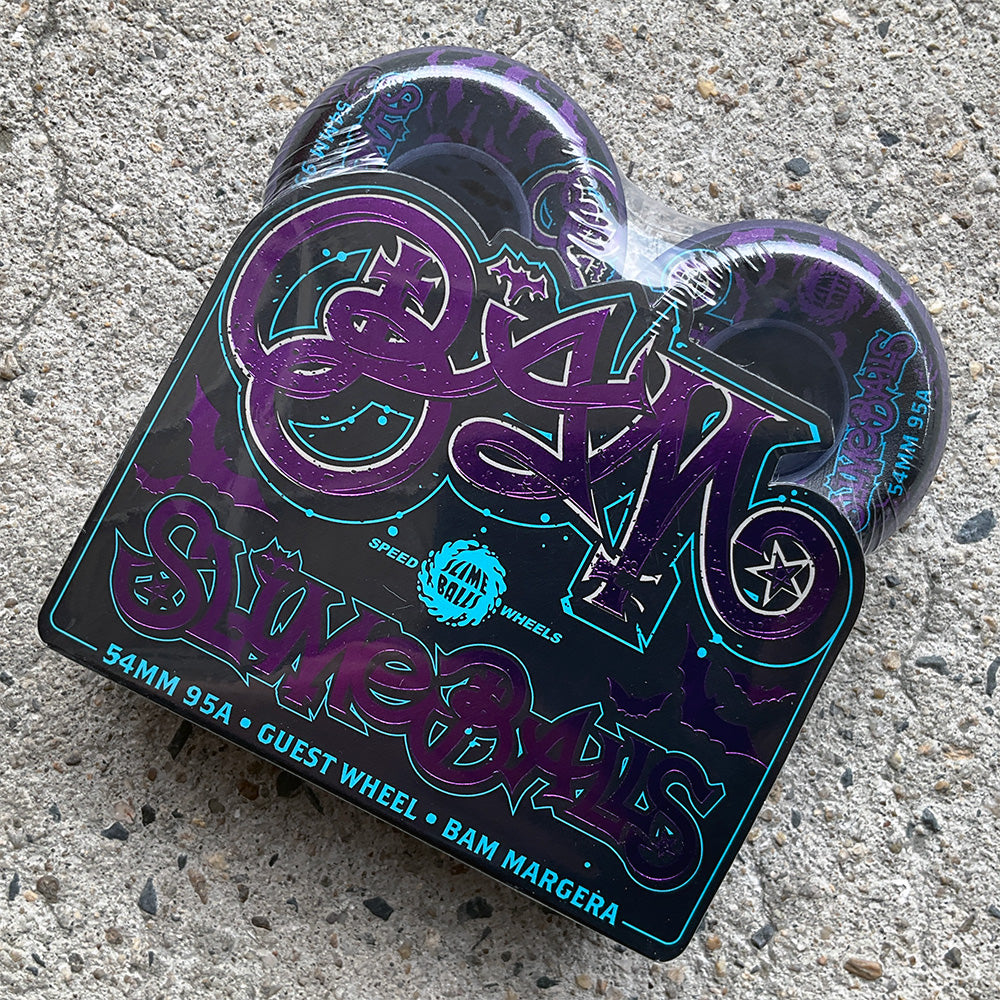 54mm BAM MARGERA HARDLINE 95A SKATEBOARD WHEELS