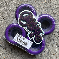 54mm BAM MARGERA HARDLINE 95A SKATEBOARD WHEELS