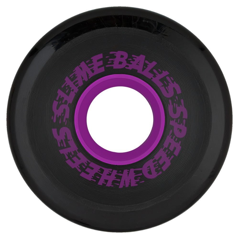 60mm BAM MARGERA OG SLIME BLACK 78A SKATEBOARD WHEELS