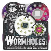 58mm WORM HOLES 97A SKATEBOARD WHEELS