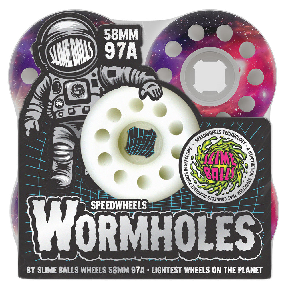 58mm WORM HOLES 97A SKATEBOARD WHEELS