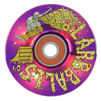 60mm SAM HITZ LIGHT UPS 78A SKATEBOARD WHEELS