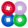 54mm SUPER CRYSTALS TRANS PURPLE GREEN BLUE RED 95A SKATEBOARD WHEELS