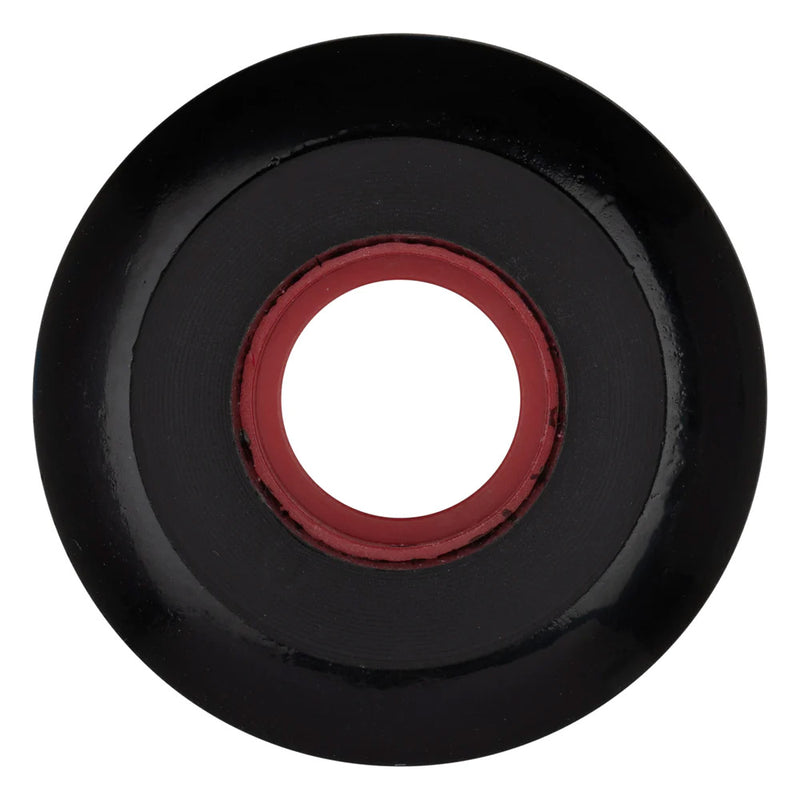 55mm CLOUDS BLACK/RED 86A SKATEBOARD WHEELS