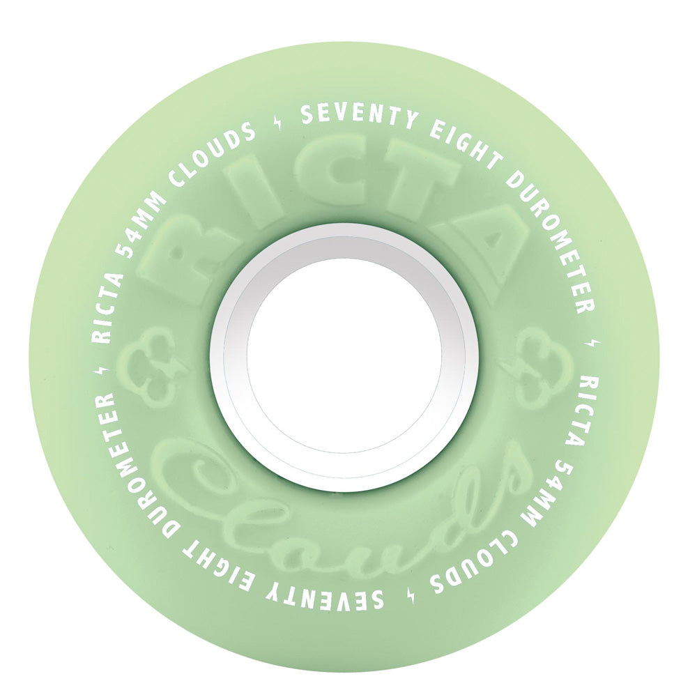 54mm CLOUDS GITD  78A SKATEBOARD WHEELS