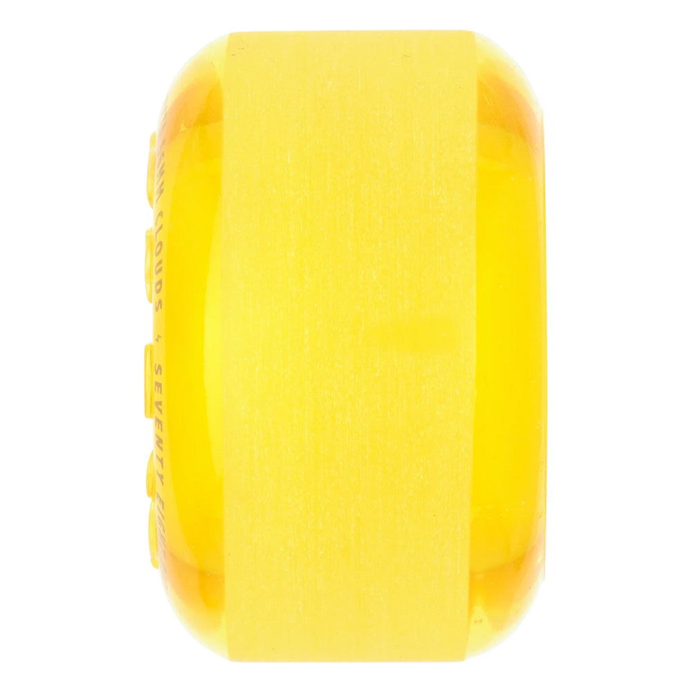 56mm HI VIS CLOUDS YELLOW 78A SKATEBOARD WHEELS