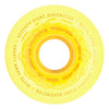 56mm HI VIS CLOUDS YELLOW 78A SKATEBOARD WHEELS