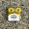 56mm HI VIS CLOUDS YELLOW 78A SKATEBOARD WHEELS