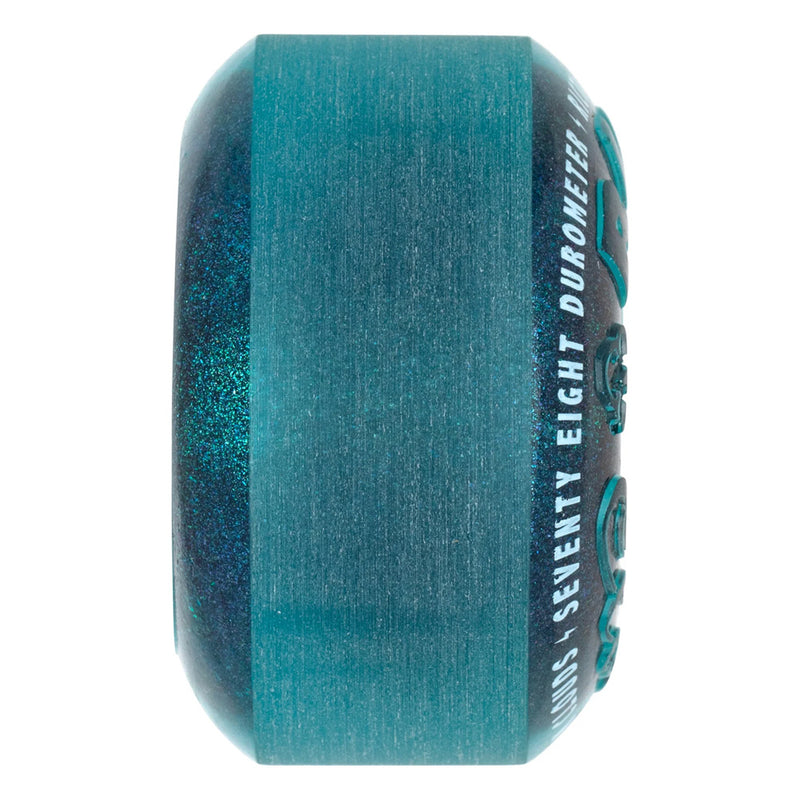 57mm CLOUDS IRIDESCENT BLUE 78A SKATEBOARD WHEELS