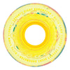 54mm CLEAR SPLATTER CLOUDS CAMO YELLOW 78A SKATEBOARD WHEELS