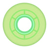 57mm CLOUDS TRANSPARENT GREEN GITD 78A SKATEBOARD WHEELS