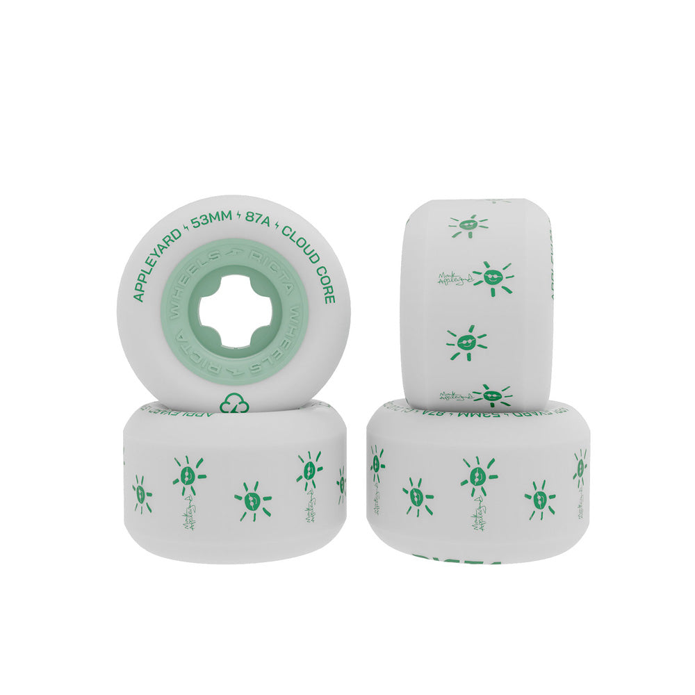53mm CLOUDS MARK APPLEYARD 87A SKATEBOARD WHEELS