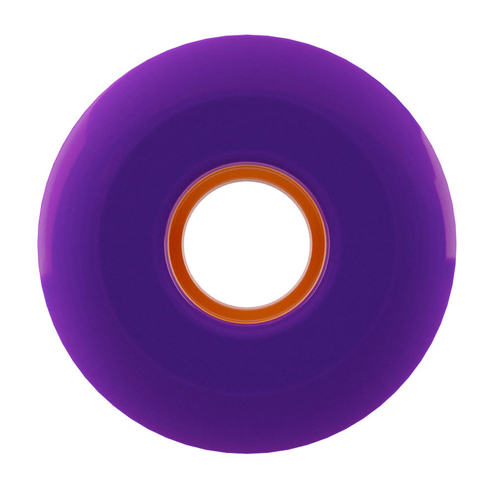 57mm CLOUDS PURPLE ORANGE 92A SKATEBOARD WHEELS