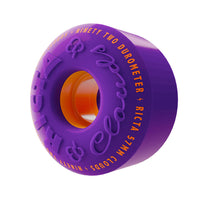 57mm CLOUDS PURPLE ORANGE 92A SKATEBOARD WHEELS