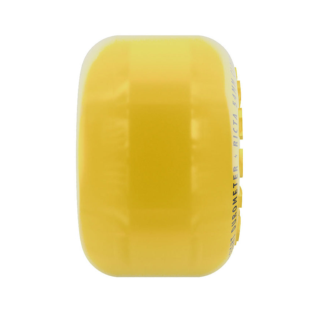 54mm CLOUDS YELLOW BLACK 78A SKATEBOARD WHEELS