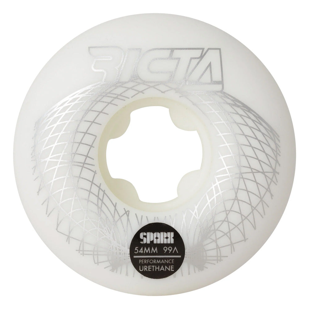 54mm WIREFRAME SPARX 99A SKATEBOARD WHEELS