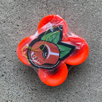 60mm HOT JUICE ORANGE 78A  SKATEBOARD WHEELS