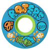 56mm ROJER SKATE CO KEYFRAME 87A BLUE SKATEBOARD WHEELS