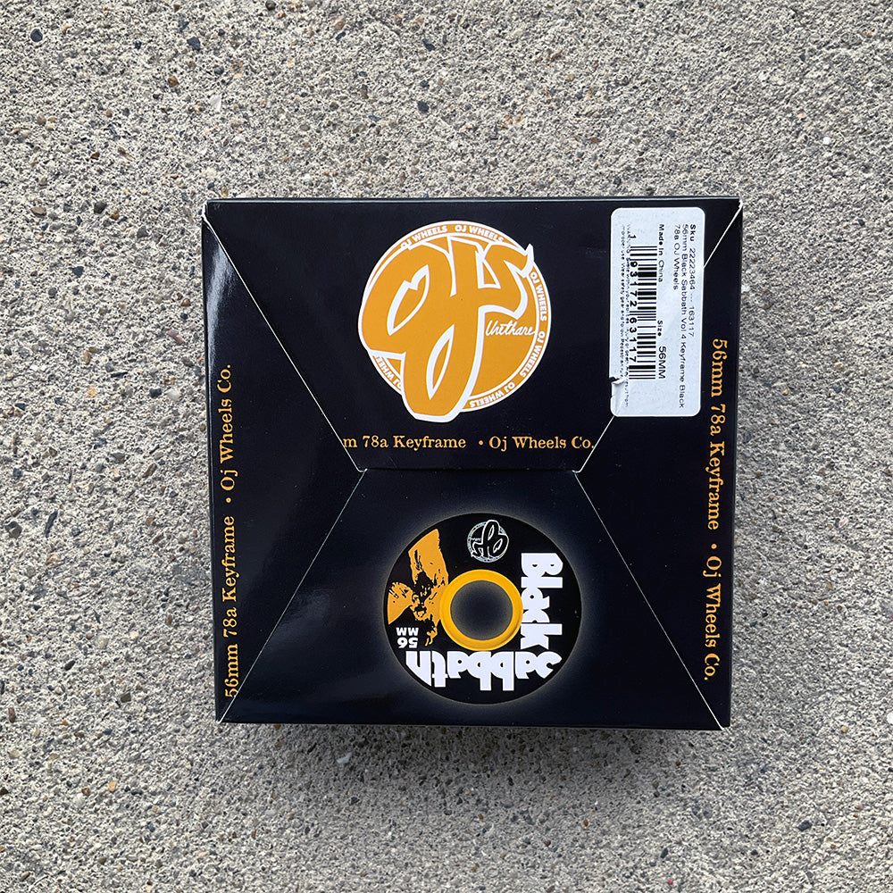 56mm BLACK SABBATH VOL4 KEYFRAME 78A WHEELS