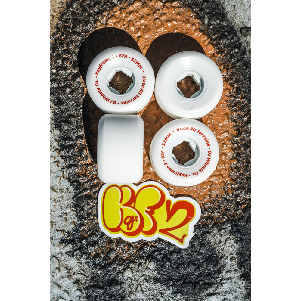 52mm KEYFRAME2 87A SKATEBOARD WHEELS