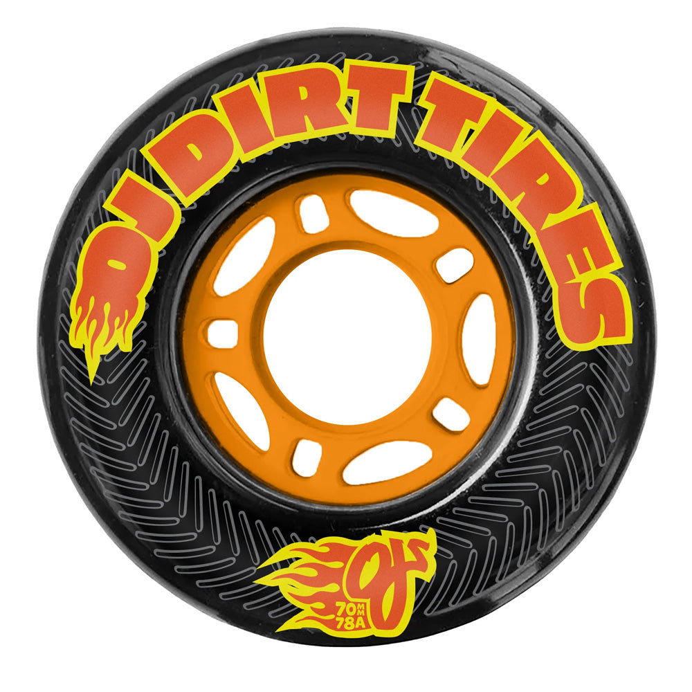 70mm DIRT TIRES THUNDER JUICE 78A SKATEBOARD WHEELS
