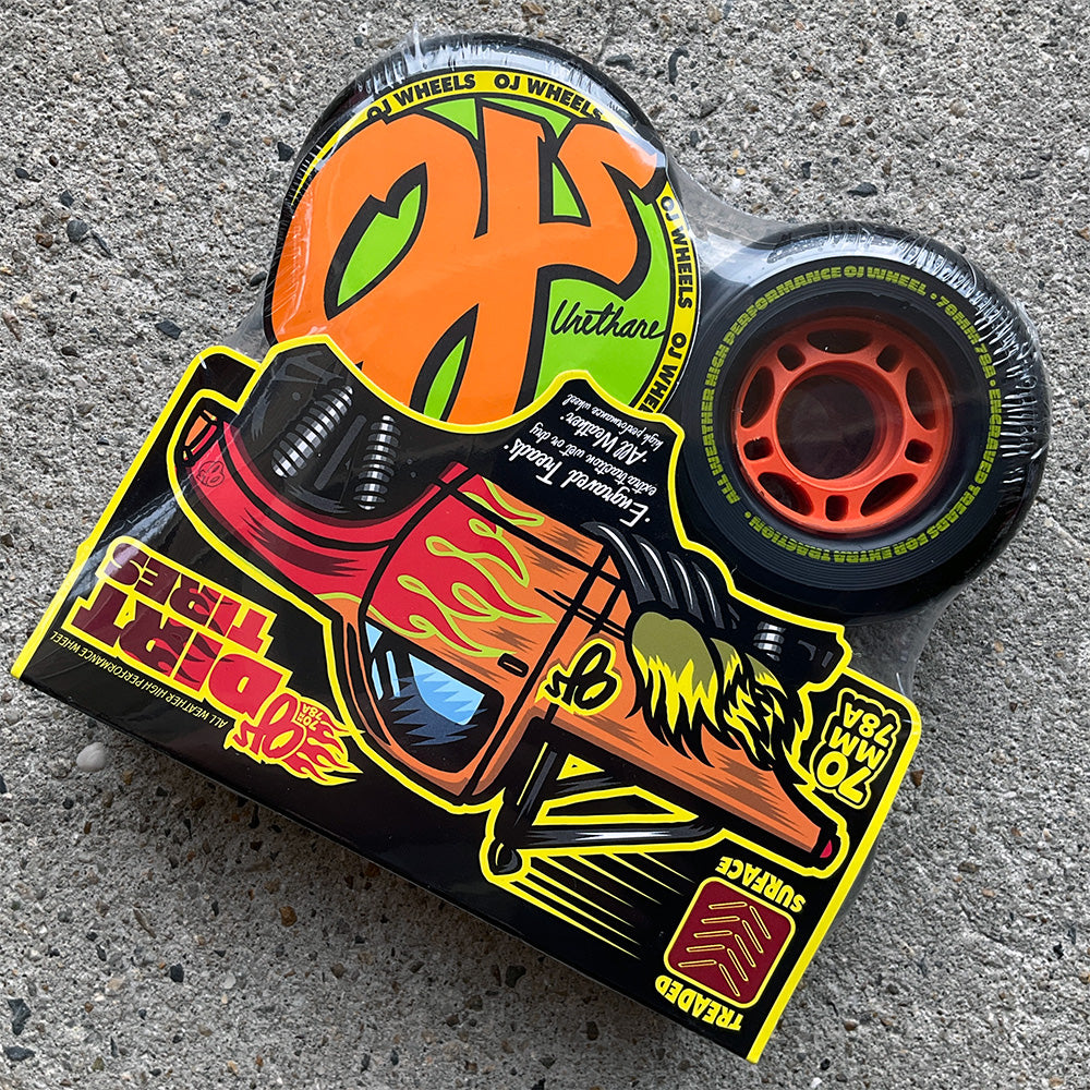 70mm DIRT TIRES THUNDER JUICE 78A SKATEBOARD WHEELS