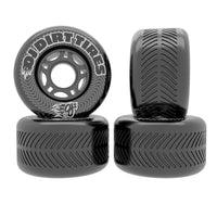 70mm VANDALS DIRT TIRES THUNDER JUICE BLACK 78A SKATEBOARD WHEELS