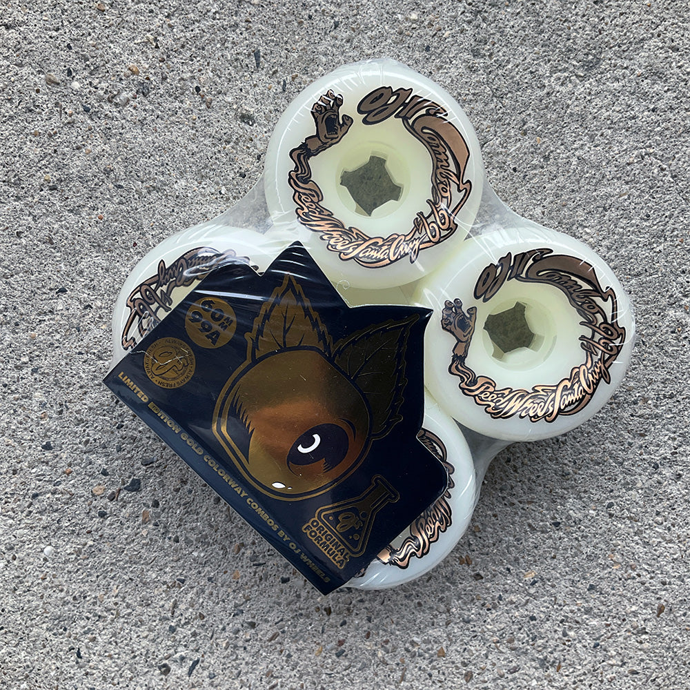 60mm ORIGINAL COMBO GOLD/WHITE 99A WHEELS