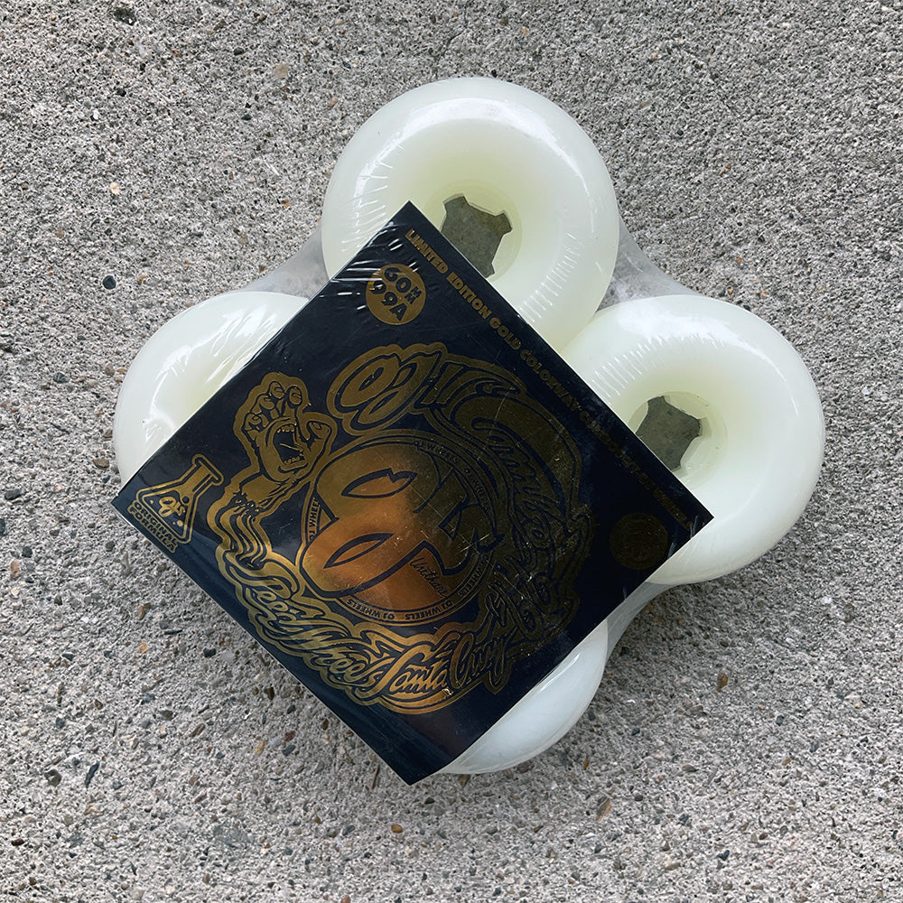 60mm ORIGINAL COMBO GOLD/WHITE 99A WHEELS