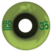 60mm CRU-ZEN EMERALD MARBLE SWIRL SUPER JUICE 78A SKATEBOARD WHEELS