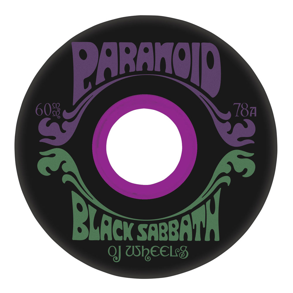 60mm BLACK SABBATH PARANOID SUPER JUICE 78A WHEELS