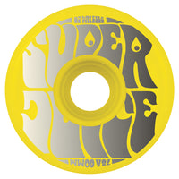 60mm SUPER JUICE NEON YELLOW 78A SKATEBOARD WHEELS