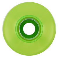 60mm BUBBLE GUM SUPER JUICE TRANS GREEN 78A SKATEBOARD WHEELS