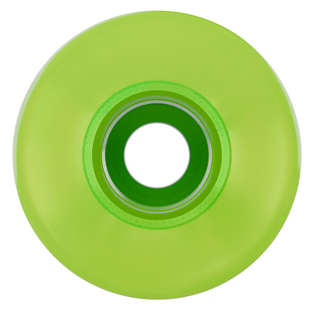 60mm BUBBLE GUM SUPER JUICE TRANS GREEN 78A SKATEBOARD WHEELS