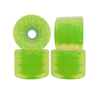 60mm BUBBLE GUM SUPER JUICE TRANS GREEN 78A SKATEBOARD WHEELS
