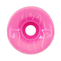 60mm BUBBLE GUM SUPER JUICE TRANS PINK 78A SKATEBOARD WHEELS
