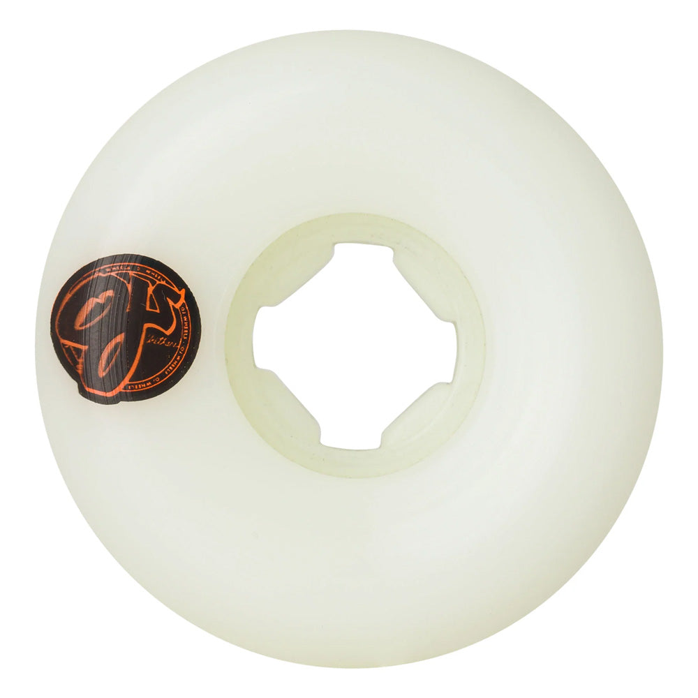 53mm TEAM LINE ORIGINAL WHITE GREEN/ORANGE NOMADS 99A SKATEBOARD WHEELS