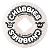 54mm CHUBBIES WHITE 99A WHEELS